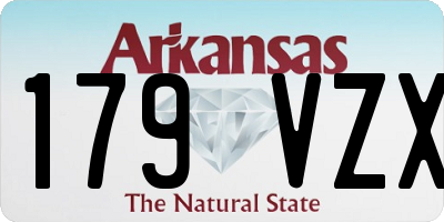 AR license plate 179VZX