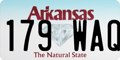 AR license plate 179WAQ