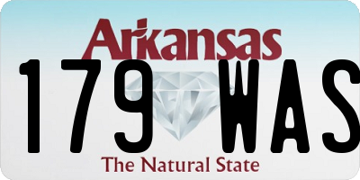 AR license plate 179WAS