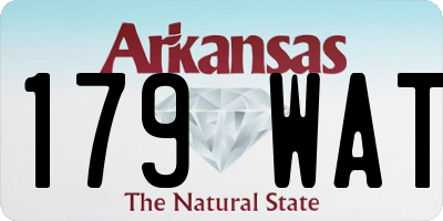 AR license plate 179WAT