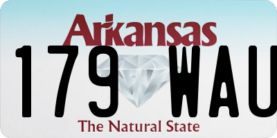 AR license plate 179WAU