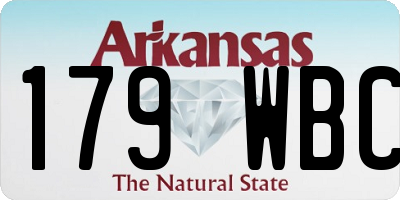 AR license plate 179WBC