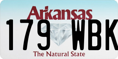 AR license plate 179WBK