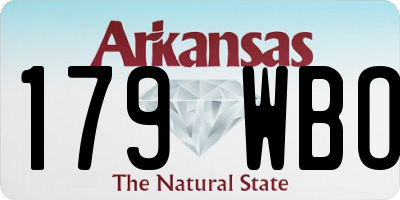 AR license plate 179WBO