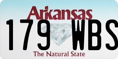 AR license plate 179WBS
