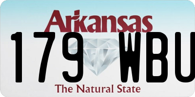 AR license plate 179WBU