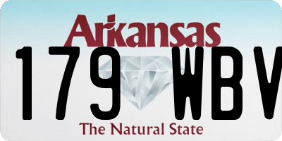 AR license plate 179WBV
