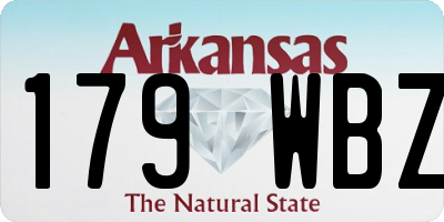 AR license plate 179WBZ