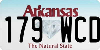 AR license plate 179WCD