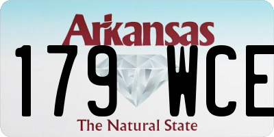 AR license plate 179WCE