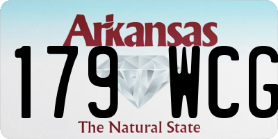 AR license plate 179WCG