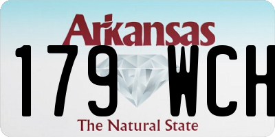 AR license plate 179WCH