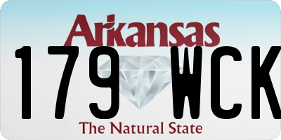 AR license plate 179WCK