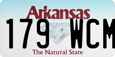 AR license plate 179WCM