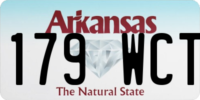 AR license plate 179WCT