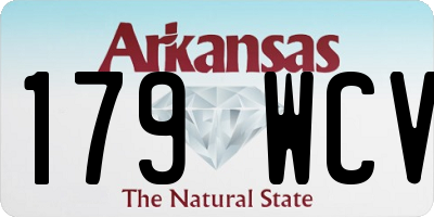 AR license plate 179WCV