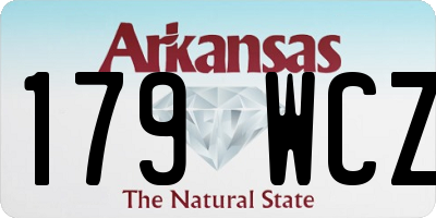 AR license plate 179WCZ