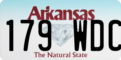 AR license plate 179WDC