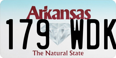 AR license plate 179WDK