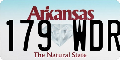 AR license plate 179WDR