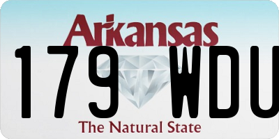 AR license plate 179WDU