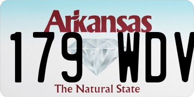 AR license plate 179WDV
