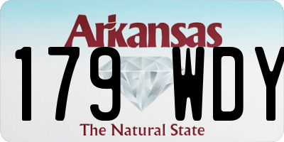 AR license plate 179WDY