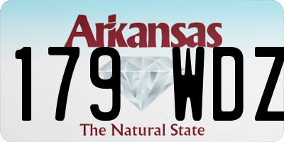 AR license plate 179WDZ