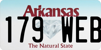 AR license plate 179WEB