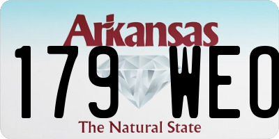 AR license plate 179WEO