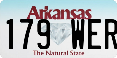 AR license plate 179WER