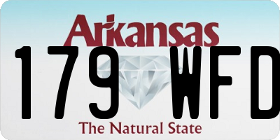 AR license plate 179WFD