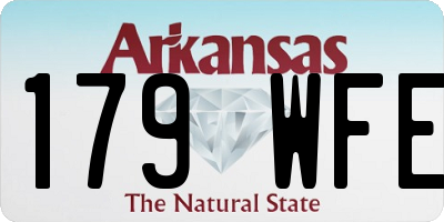 AR license plate 179WFE