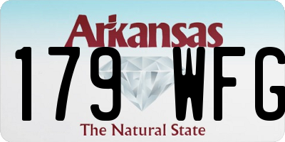 AR license plate 179WFG