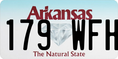 AR license plate 179WFH