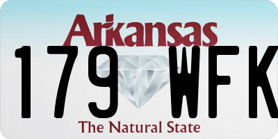 AR license plate 179WFK