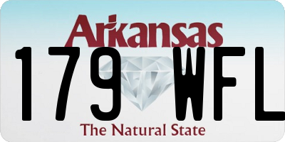 AR license plate 179WFL