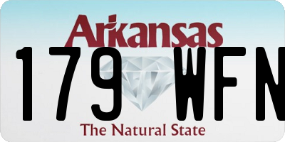 AR license plate 179WFN