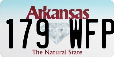 AR license plate 179WFP