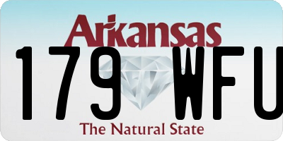 AR license plate 179WFU