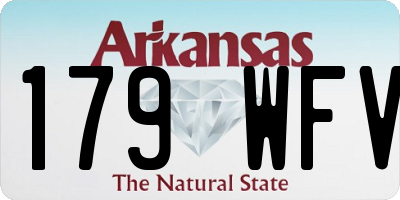 AR license plate 179WFV