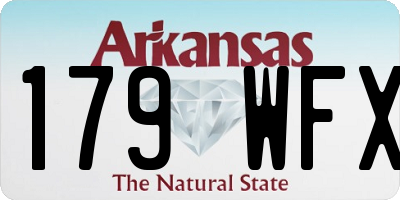 AR license plate 179WFX
