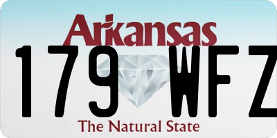 AR license plate 179WFZ