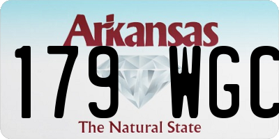 AR license plate 179WGC