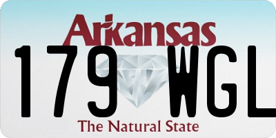 AR license plate 179WGL