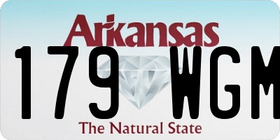 AR license plate 179WGM