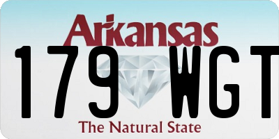 AR license plate 179WGT