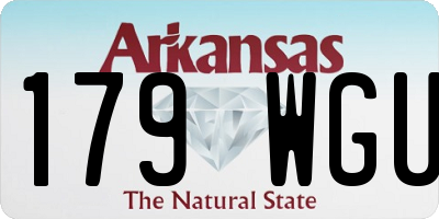 AR license plate 179WGU