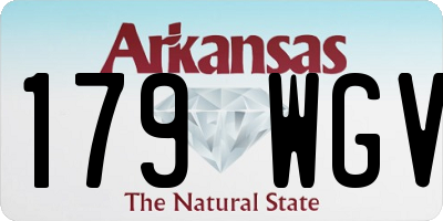 AR license plate 179WGV