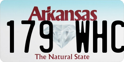AR license plate 179WHC